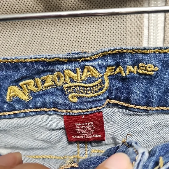 Arizona Jean Company Light Blue Ripped Shorts - Picture 2 of 3